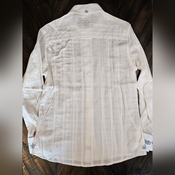 English Laundry /Christopher Wicks Y2K, Button Down Gabara Style EUC Men's Small - Picture 12 of 14